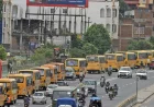 Private School Operators Rally with Buses on Ring Road