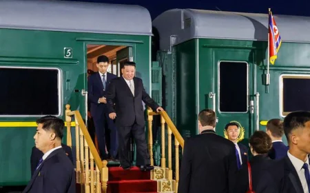 Kim Jong Un Leaves for China to Attend Beijing Victory Day Parade