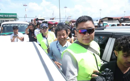 Mayor Hark Sampang Welcomed With Motorcycle Rally in Kathmandu