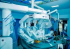 Doctor Observes Robot-Performed Surgery with Interest