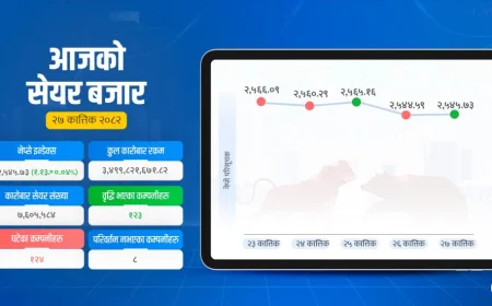 Stock market witnesses a 10% increase in the share prices of six companies.