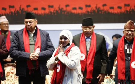 Muskan Khatun has joined the Nepali Communist Party (NCP)