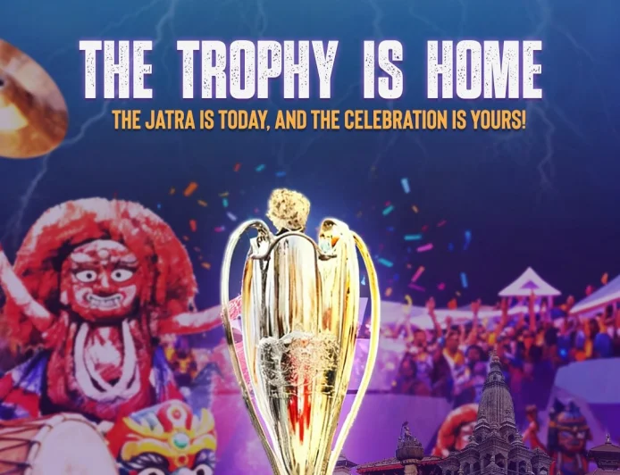 NPL Trophy in Kathmandu