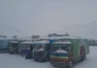Containers Stranded in Lo Manthang After Heavy Snowfall