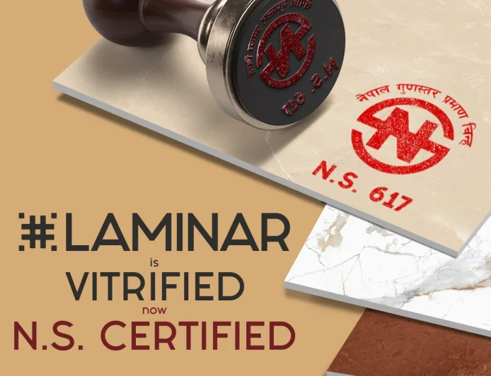Laminar Vitrified Tiles Receive Nepal Standard Certification