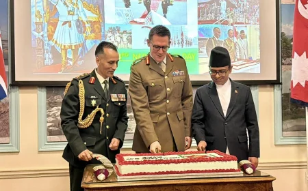 British Army Praises Nepali Army for Global Peace and Stability
