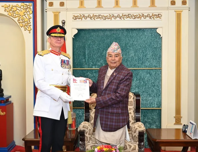 Gorkha Brigade 2025 Annual Report Presented to President Poudel
