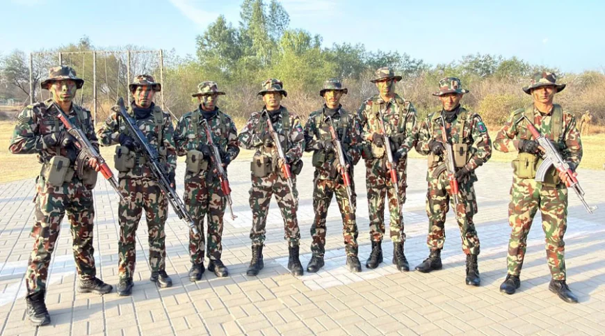 Nepal Army Wins Gold at Pakistani Army Team Spirit Competition